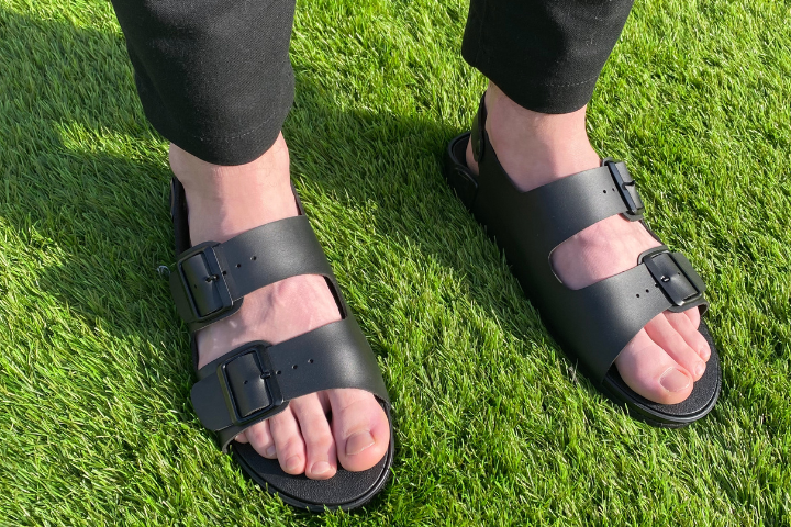 Pack Semelles et paire de sandales THEO Noir pour Homme (F-TPU)