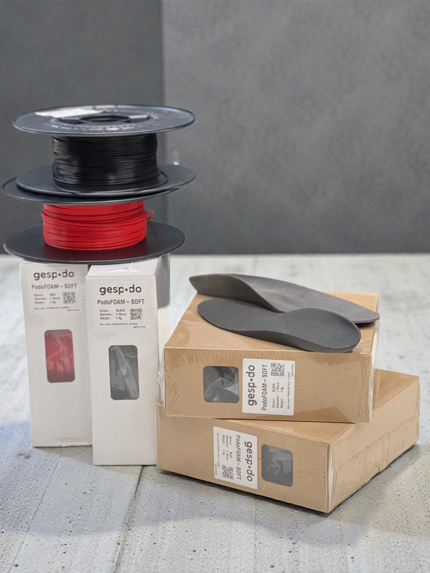 PodoFOAM - SOFT Filament Foaming TPU - rouleau d' 1 kg (1.75mm)