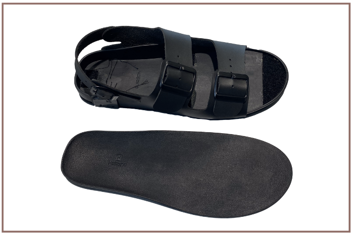 Pack Semelles et paire de sandales THEO Noir pour Homme (F-TPU)