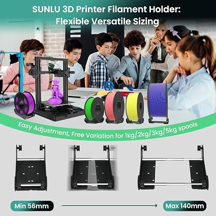 Support de filament extensible