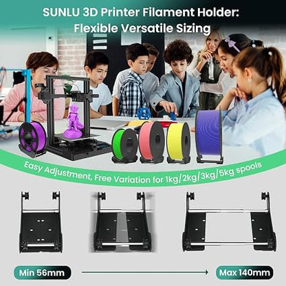Support de filament extensible